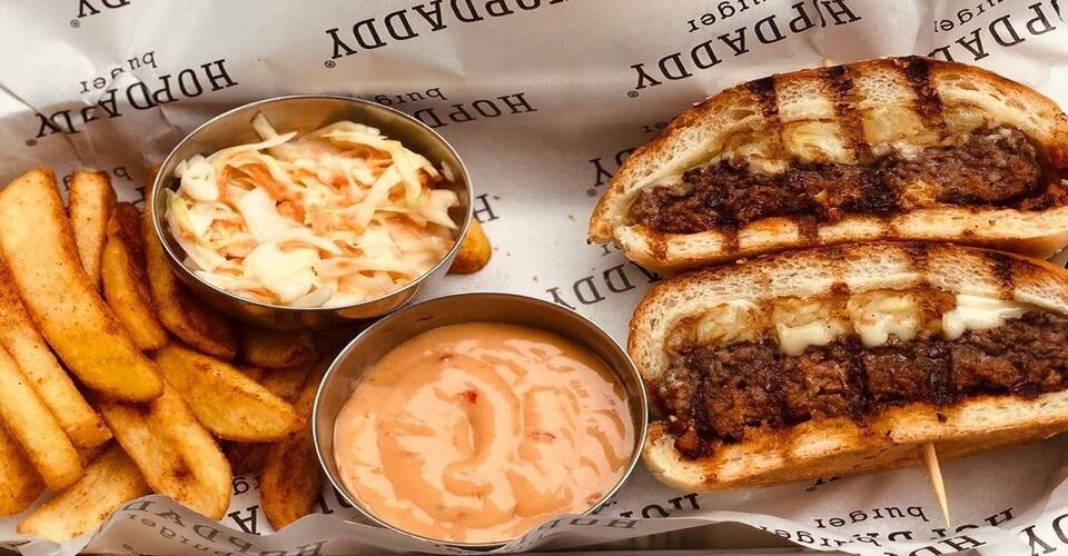 hopdaddy burger menu menu untuk